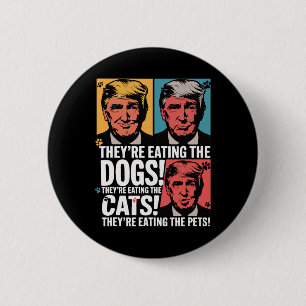 Sie essen die Hunde Trump Vs Kamala 2024 Elect Button