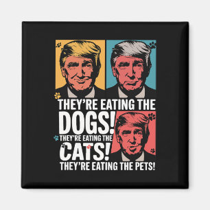 Sie essen die Hunde Trump Vs Kamala 2025 Wählen Magnet