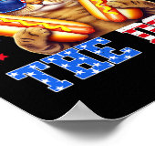 Sie essen die Hunde und Katzen Kamala Trump Deba Poster (Ecke)