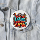 Sie essen die Hunde und Katzen-Taste Button (Beispiel)