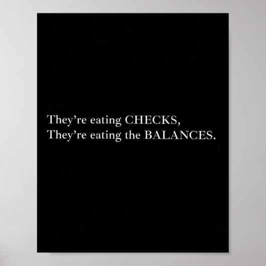 Sie essen die Karos, die sie essen den Balan Poster (Vorne)
