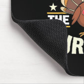 Sie essen die Truthähne lustig Erntedank Truthahn Mousepad (Ecke)