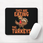 Sie essen die Türkei Funny Donald Trump Thanksgi Mousepad (Mit Mouse)
