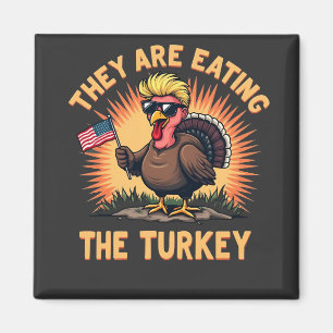 Sie essen die Türkei Trump Vance Magnet
