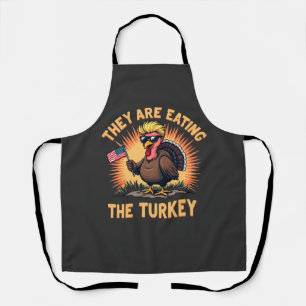 Sie essen die Türkei Trump Vance Schürze