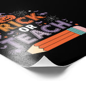 Sie essen Hunde, Katzen und Haustiere zu Halloween Fotodruck (Ecke)