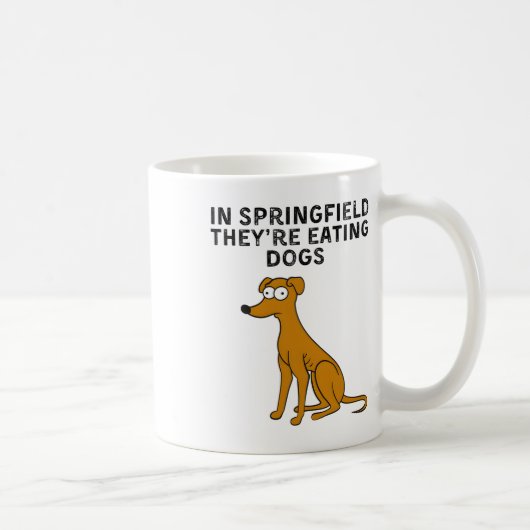 Sie essen Hunde Trump Kamala Harris Debatten Kaffeetasse (Rechts)