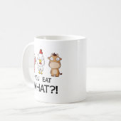 Sie essen, was?! - Sie essen, was?! - Tiere Kaffeetasse (Vorderseite Links)