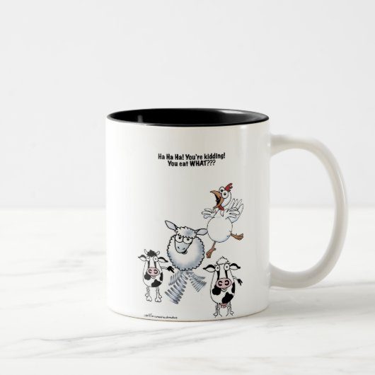 Sie essen, was? zweifarbige tasse (Rechts)