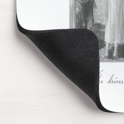 Sie fährt ein Duesenberg Mousepad (Ecke)
