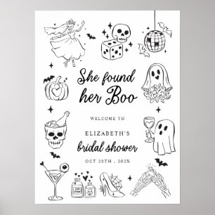 Sie fand ihr Boo-Brautjunggesellinnenabschied-Empf Poster