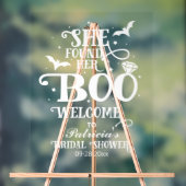Sie fand ihr Boo-Brautparty Begrüßungszeichen Acrylschild (Neutral)