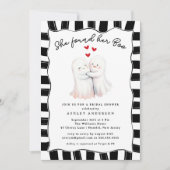 Sie fand ihr Boo-Brautparty Einladung (Vorderseite)