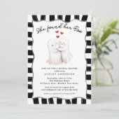 Sie fand ihr Boo-Brautparty Einladung (Stehend Vorderseite)