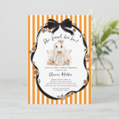 Sie fand ihr Boo-Brautparty Einladung (Stehend Vorderseite)