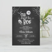 Sie fand ihr Boo-Brautparty mit Ghost Einladung (Stehend Vorderseite)