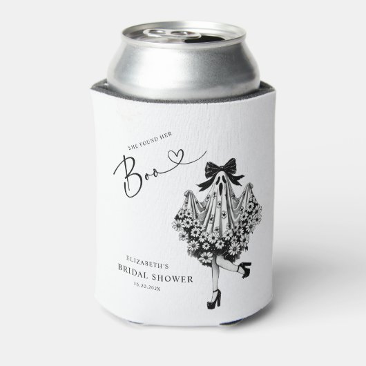 Sie fand ihr Boo Ghost-Brautparty Dosenkühler (Kanne Rückseite)