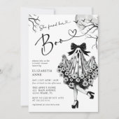 Sie fand ihr Boo Ghost-Brautparty Einladung (Vorderseite)