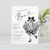 Sie fand ihr Boo Ghost-Brautparty Einladung (Stehend Vorderseite)