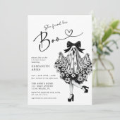 Sie fand ihr Boo Ghost-Brautparty Einladung (Stehend Vorderseite)