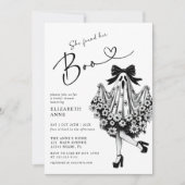 Sie fand ihr Boo Ghost-Brautparty Einladung (Vorderseite)