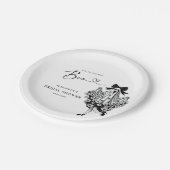 Sie fand ihr Boo Ghost-Brautparty Pappteller (Schrägansicht)