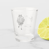 Sie fand ihr Boo Ghost-Brautparty Schnapsglas (Rückseite)