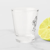 Sie fand ihr Boo Ghost-Brautparty Schnapsglas (Links)