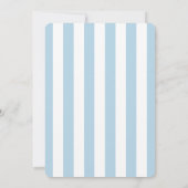 Sie fand ihr Bow Blue Ribbon Brautparty Einladung (Rückseite)