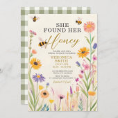 Sie fand ihr Brautparty aus der Honey Wildblume Einladung (Vorne/Hinten)