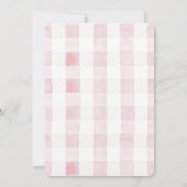 Sie fand ihr Brautparty Bow Pink Bow Einladung (Rückseite)