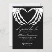 Sie fand ihr Brautparty zu Halloween Einladung (Vorderseite)