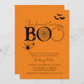 Sie fand ihr Brautparty zu Halloween Einladung (Vorne/Hinten)