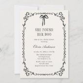 Sie fand ihr Brautparty zu Halloween Einladung (Vorderseite)