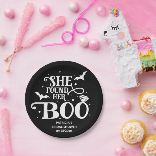 Sie fand ihr Brautparty zu Halloween Pappteller (Party)