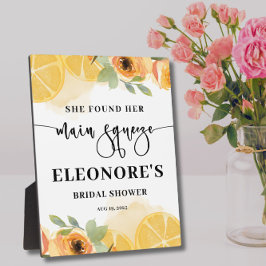 Sie fand ihr Brautparty zum Haupt Squeeze Willkomm Fotoplatte