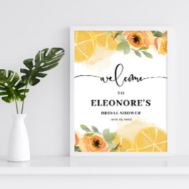 Sie fand ihr Brautparty zum Haupt Squeeze Willkomm Poster