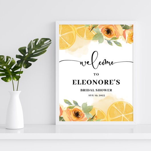 Sie fand ihr Brautparty zum Haupt Squeeze Willkomm Poster