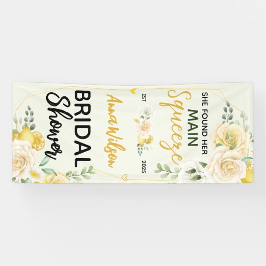 Sie fand ihr elegantes Brautparty mit dem Hauptpre Banner (Horizontal)