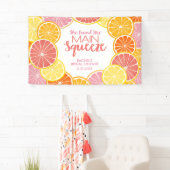 Sie fand ihr Haupt-Squeeze-Brautparty Banner (Insitu)