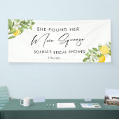 Sie fand ihr Haupt-Squeeze-Brautparty Banner (Messe)