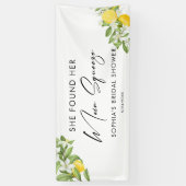 Sie fand ihr Haupt-Squeeze-Brautparty Banner (Vertikal)