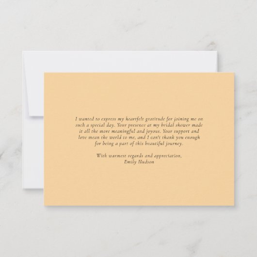 Sie fand ihr Haupt-Squeeze-Brautparty Dankeskarte (Rückseite)