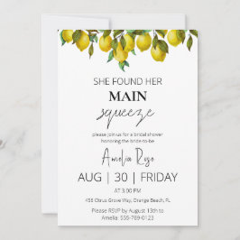 sie fand ihr Haupt-Squeeze-Brautparty Einladung