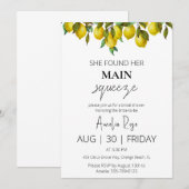 sie fand ihr Haupt-Squeeze-Brautparty Einladung (Vorne/Hinten)