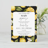 sie fand ihr Haupt-Squeeze-Brautparty Einladung (Stehend Vorderseite)