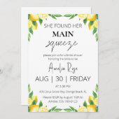 sie fand ihr Haupt-Squeeze-Brautparty Einladung (Vorne/Hinten)
