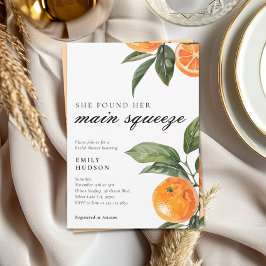 Sie fand ihr Haupt-Squeeze-Brautparty Einladung