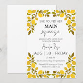 sie fand ihr Haupt-Squeeze-Brautparty Einladung (Vorne/Hinten)