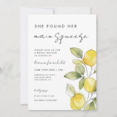 Sie fand ihr Haupt-Squeeze-Brautparty Einladung (Vorderseite)